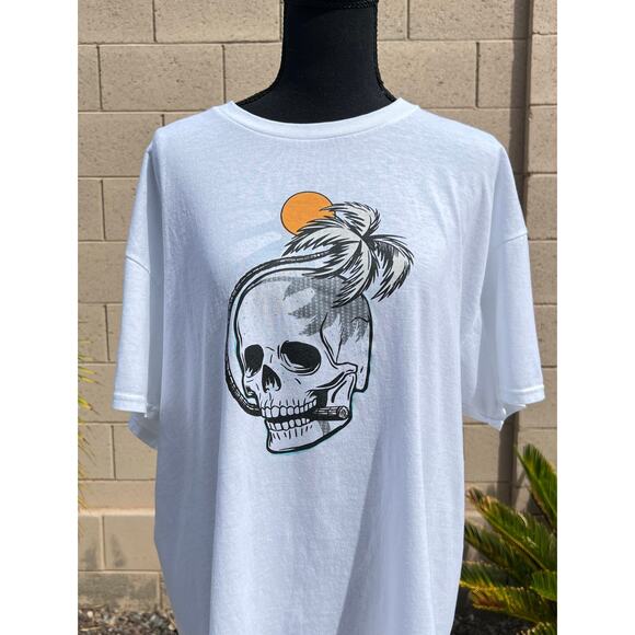New DEL SOL Men's Biting Skull T-Shirt XL Eco Color Changing in Sun Women's Tee - Picture 11 of 16
